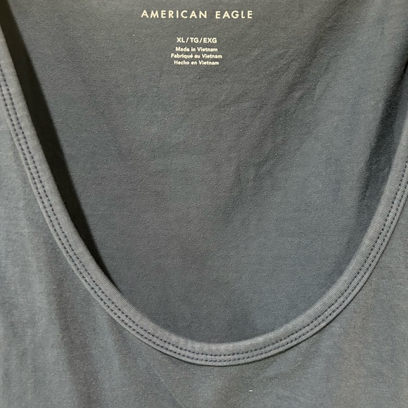 American Eagle blue cropped top size X-Large - Picture 3 of 5